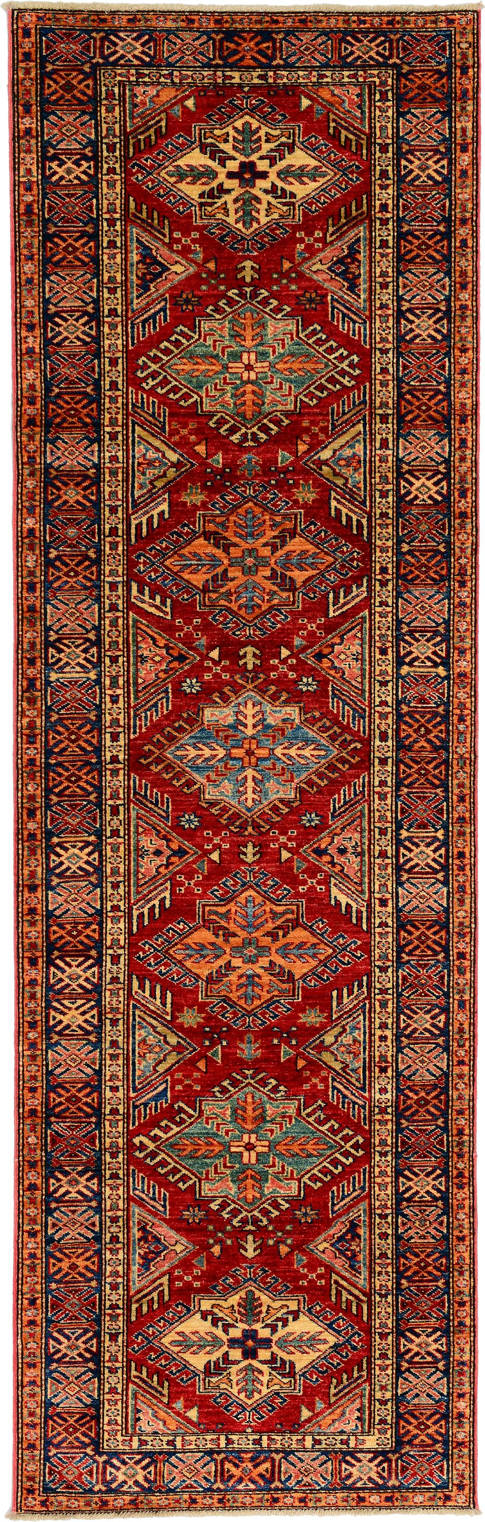Red 2' 9 x 8' 8 Kazak Oriental Runner Rug eSaleRugs