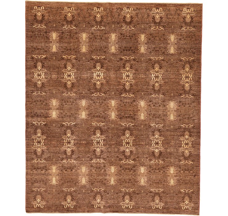HandKnotted 8' 3 x 9' 10 Peshawar Ziegler Orient...