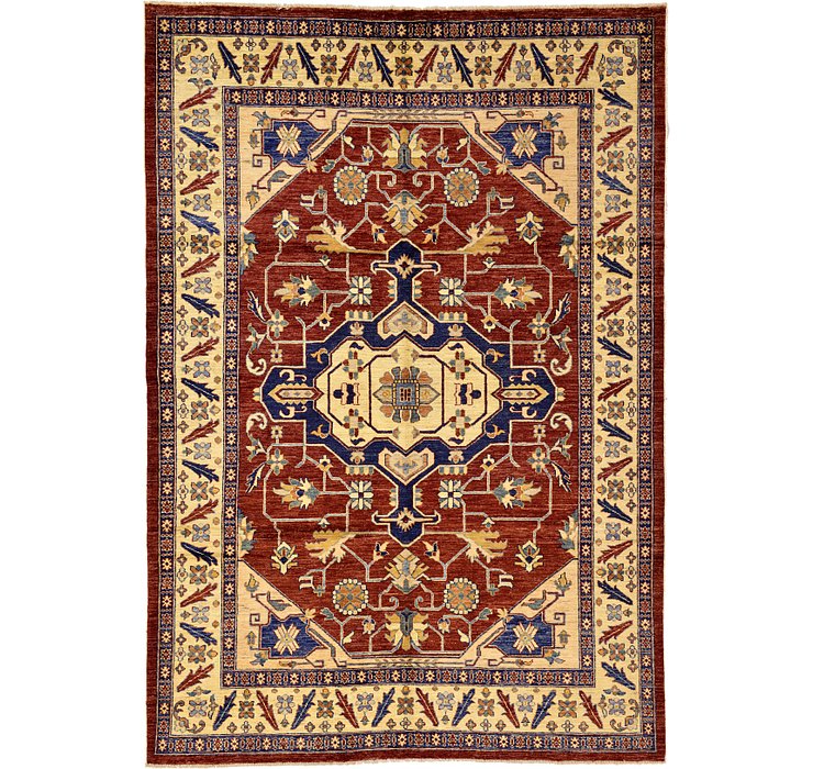 188cm x 272cm Kazak Oriental Rug