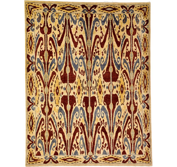 7' 10 x 10' 2 Ikat Oriental Rug