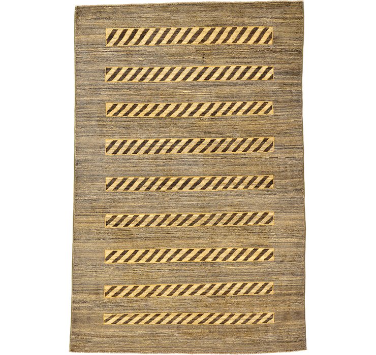 3' 11 x 5' 10 Modern Ziegler Oriental...