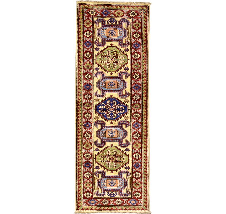 2' 1 x 5' 10 Kazak Oriental Runner Rug