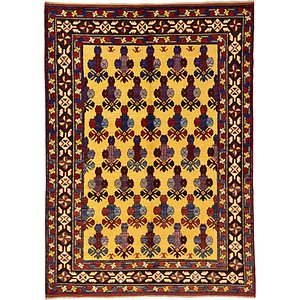 Unique Loom 5' 7 x 7' 9 Kazak Oriental Rug