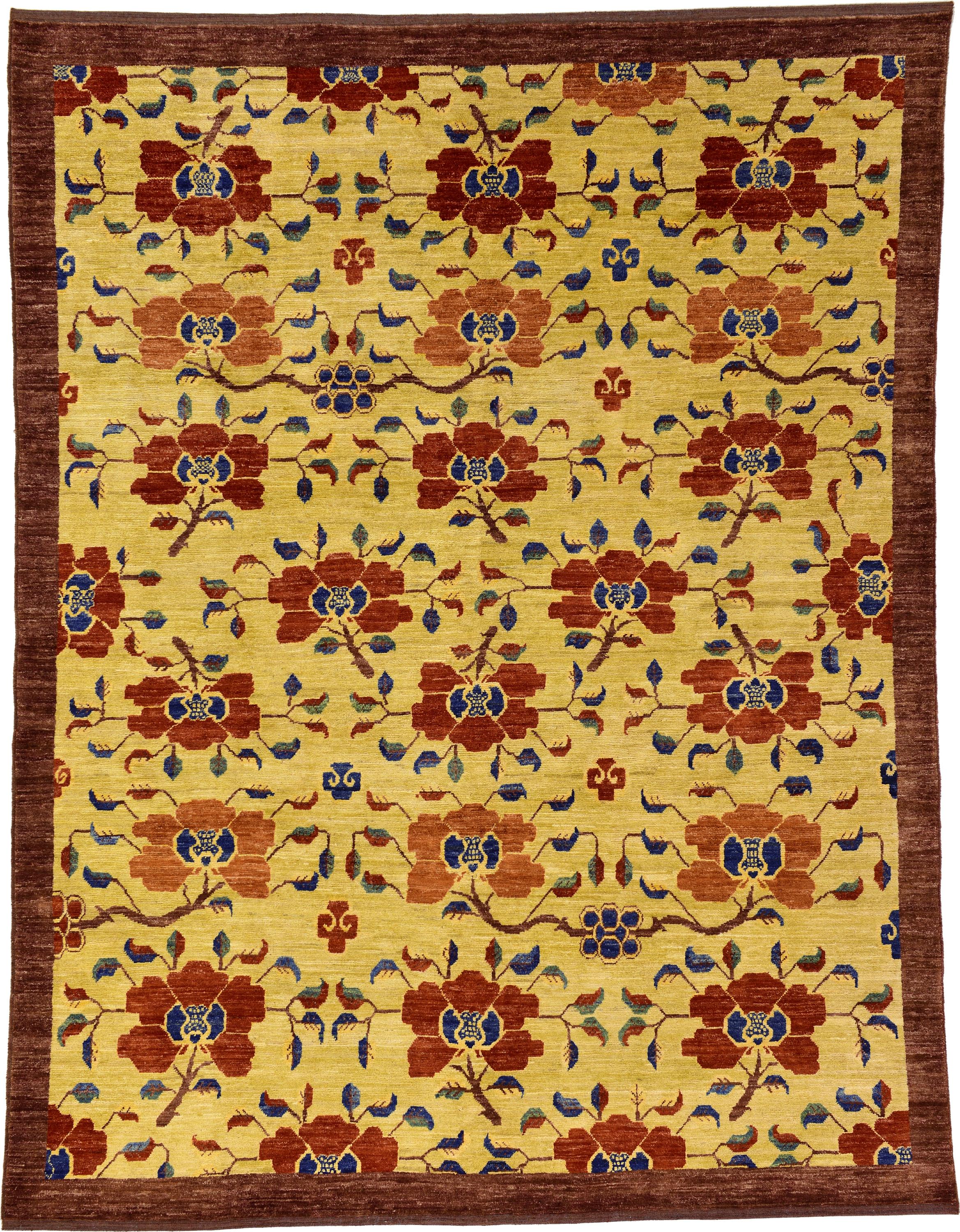 Beige 7' 3 x 9' 3 Modern Ziegler Oriental Rug eSaleRugs