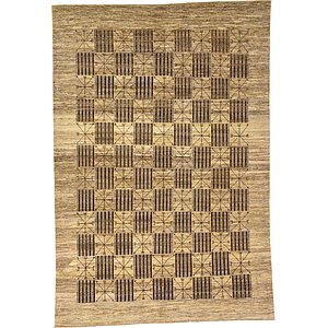 HandKnotted 6' 6 x 9' 6 Modern Ziegler Oriental...