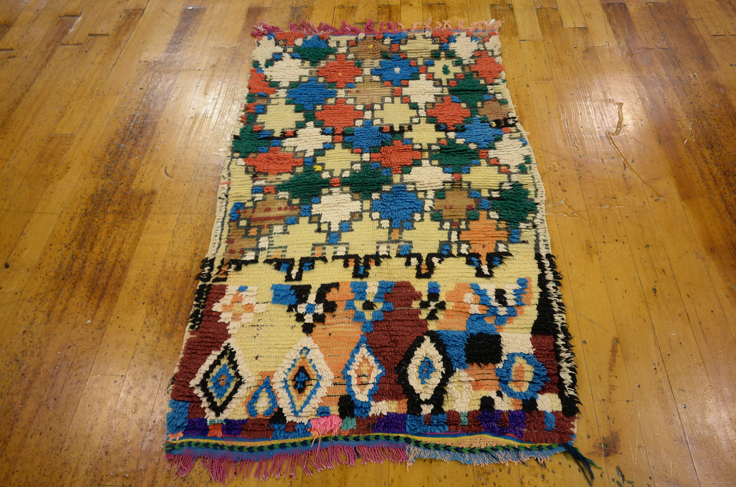 Green 3' 1 x 5' 4 Moroccan Rug Area Rugs eSaleRugs