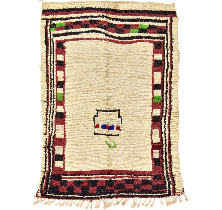 4' 2 x 5' 8 Moroccan Rug