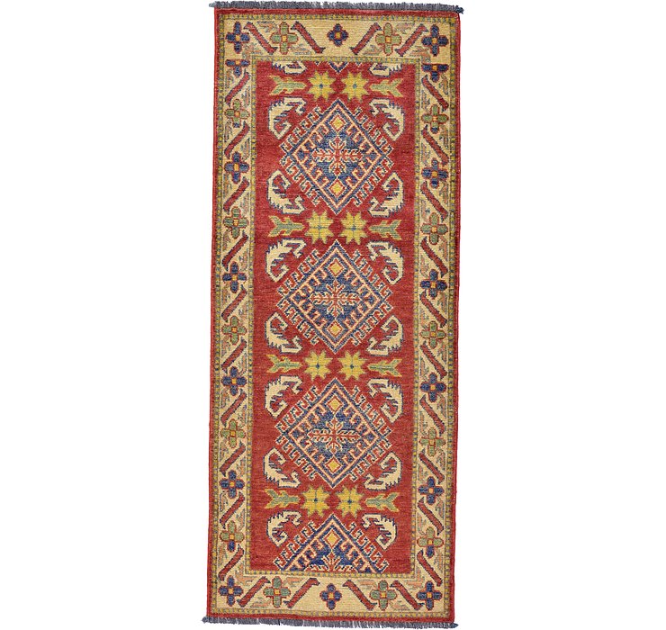 2' 4 x 5' 8 Kazak Oriental Runner Rug