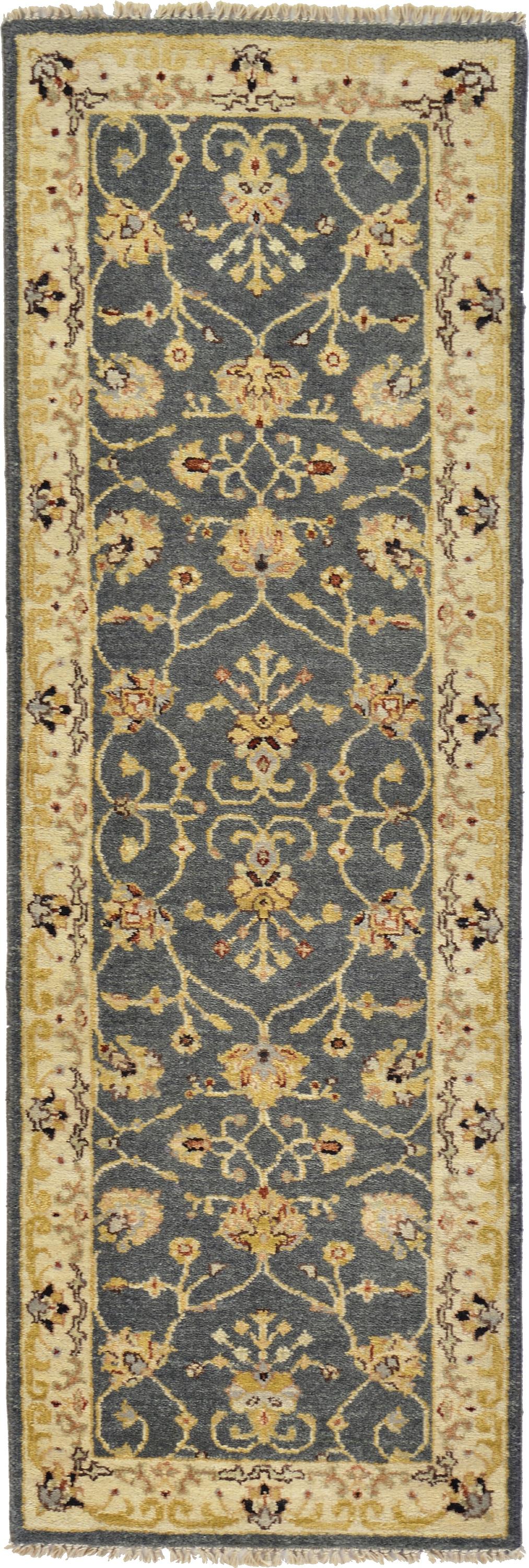 Blue 1' 9 x 5' 1 Peshawar Ziegler Oriental Runner Rug eSaleRugs
