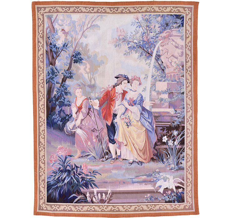 4' 2 x 5' 6 Tapestry Rug