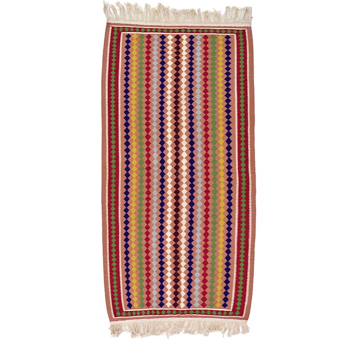 3' 5 x 6' 6 Kilim Dhurrie Rug