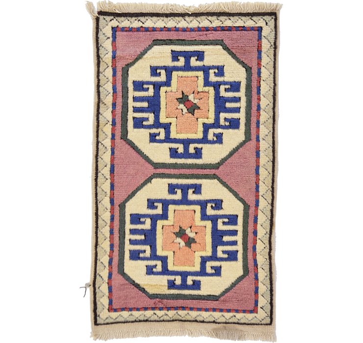 1' 10 x 3' 2 Kars Oriental Rug