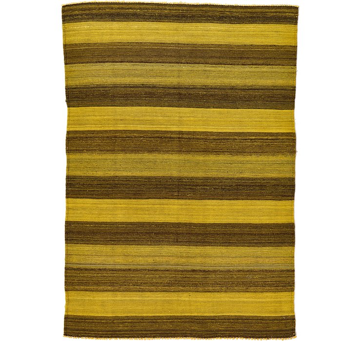 4' x 5' 10 Kilim Afghan Rug