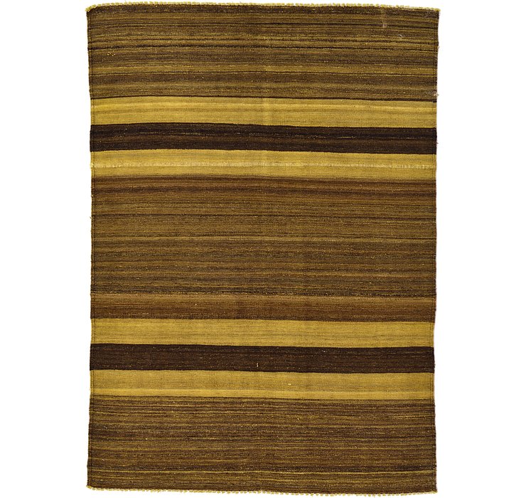 4' 2 x 5' 9 Kilim Afghan Rug