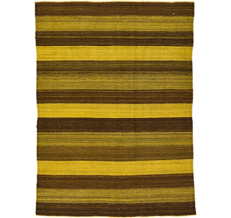 4' 2 x 5' 7 Kilim Afghan Rug