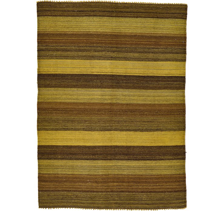 4' 1 x 5' 8 Kilim Afghan Rug