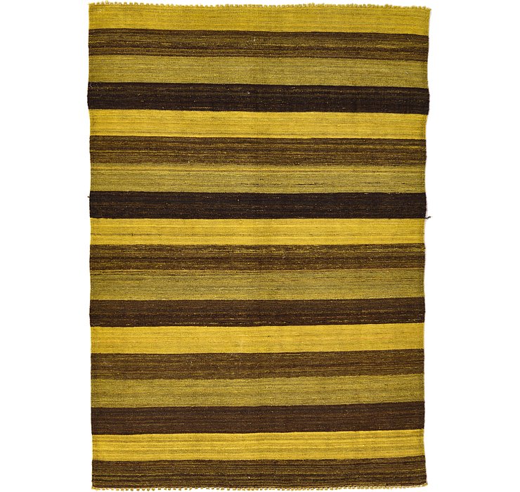 4' x 5' 9 Kilim Afghan Rug