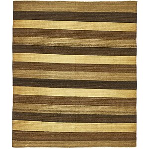 5' x 5' 10 Kilim Afghan Square Rug