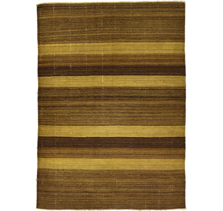 4' 1 x 5' 8 Kilim Afghan Rug