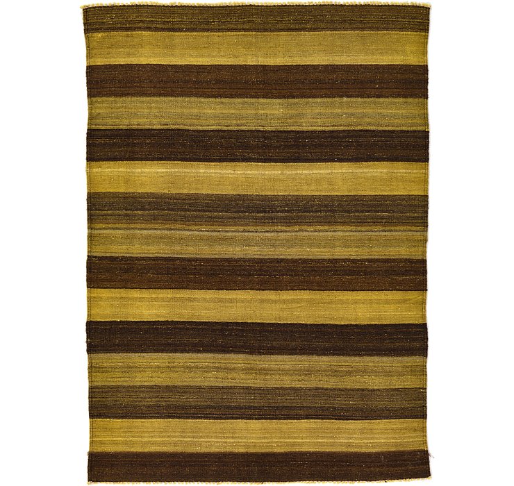 4' 1 x 5' 9 Kilim Afghan Rug