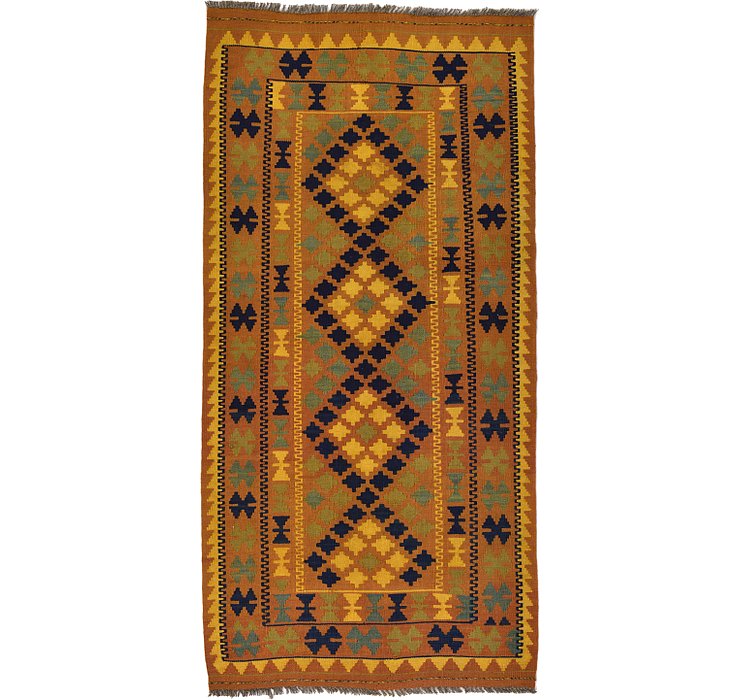 3' 3 x 6' 7 Kilim Maymana Rug
