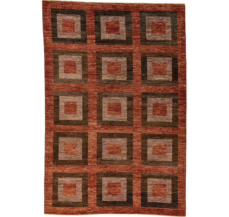 6' 1 x 9' Modern Ziegler Oriental...