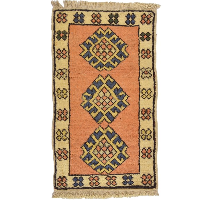 HandKnotted 1' 7 x 2' 10 Kars Rug