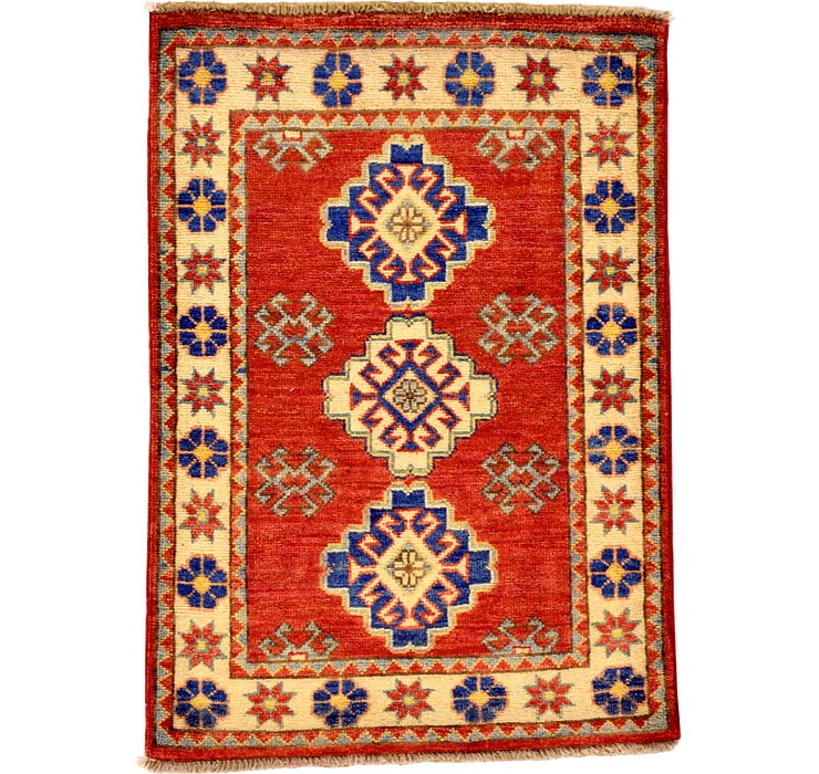 2' 3 x 3' 2 Kazak Oriental Rug