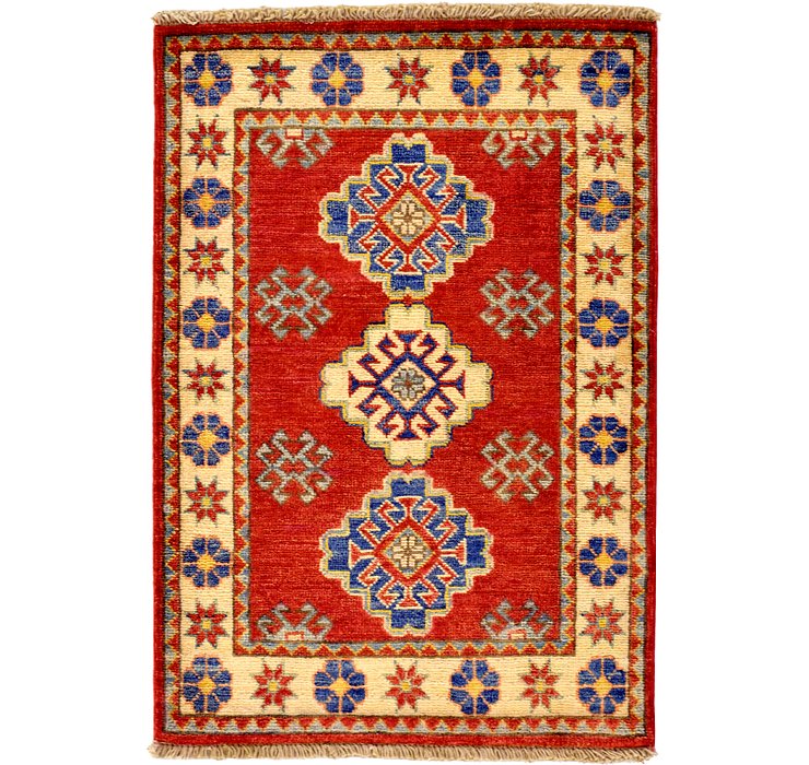 2' 3 x 3' 4 Kazak Oriental Rug