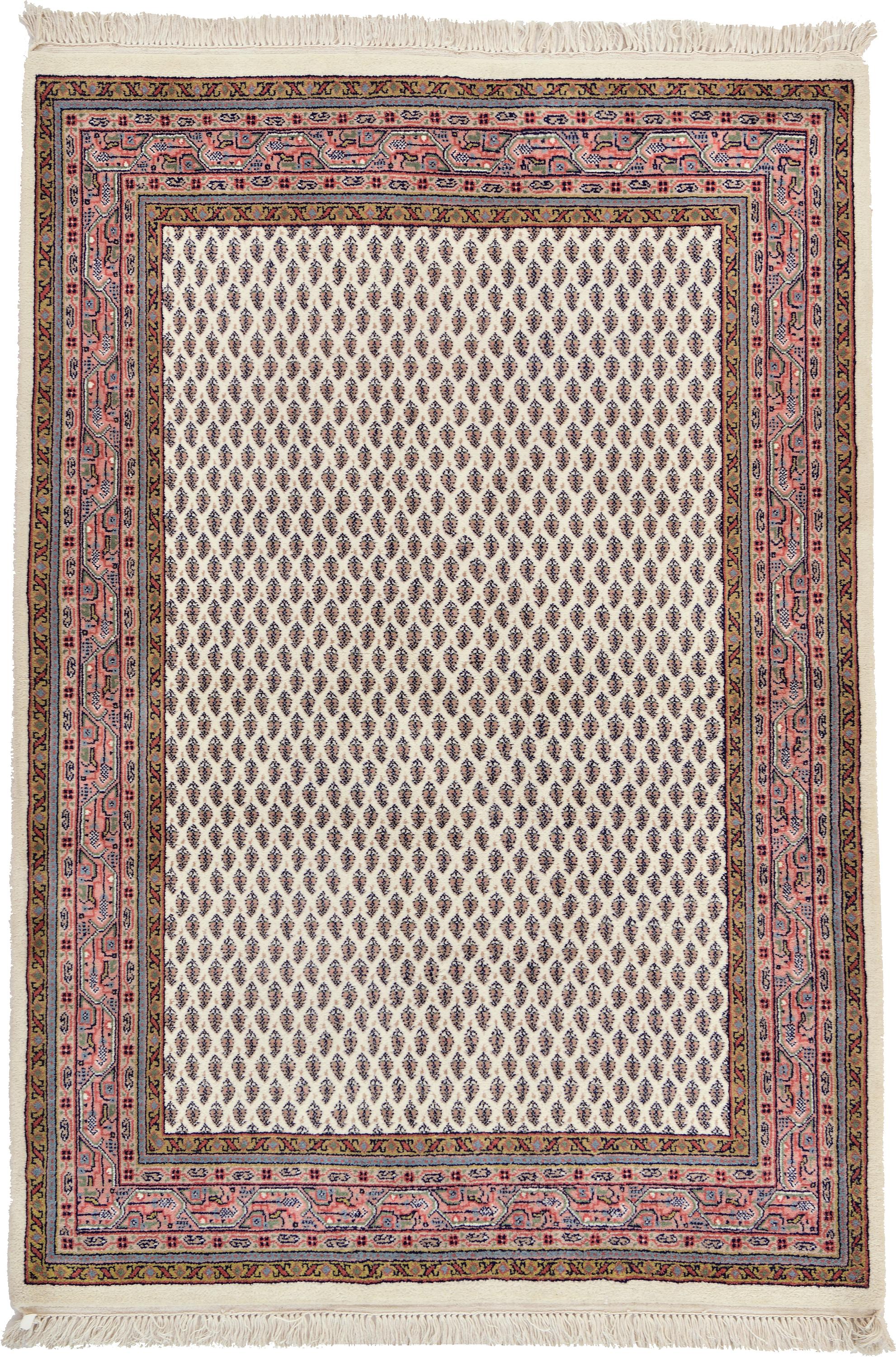 Ivory 4' 2 x 6' Mir Oriental Rug eSaleRugs