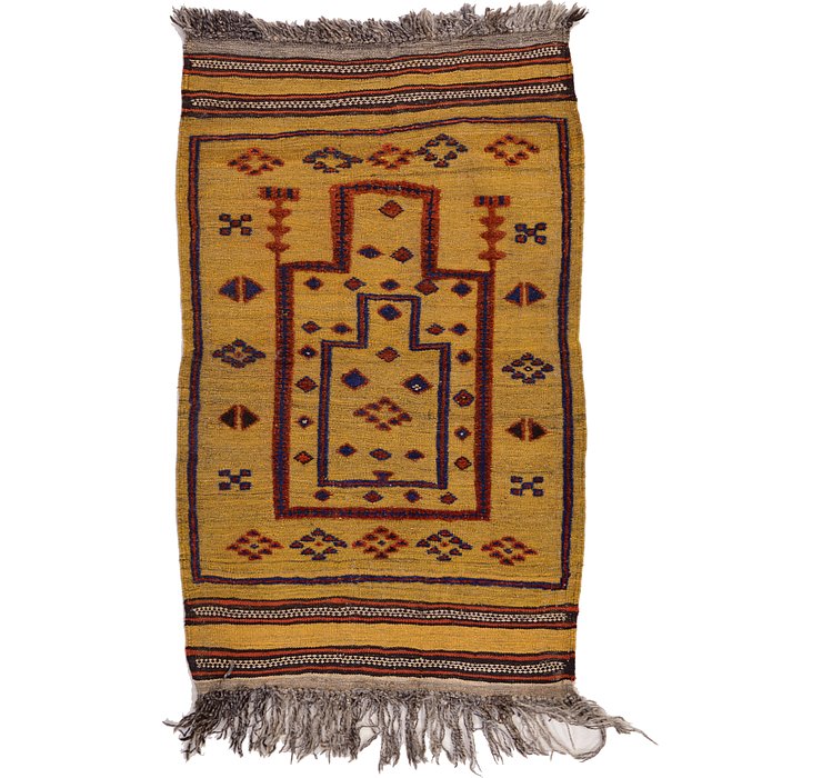2' 8 x 4' 5 Kilim Afghan Rug