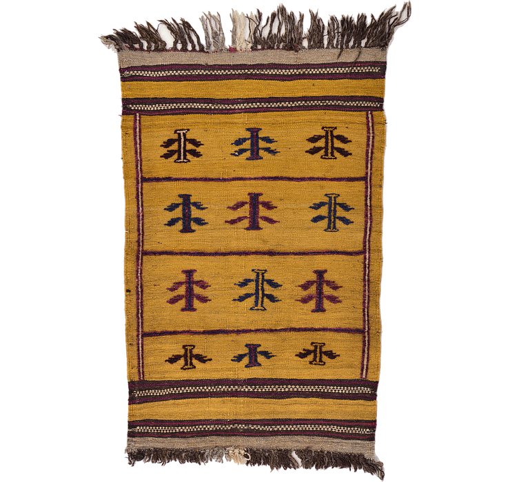 2' 8 x 4' 1 Kilim Afghan Rug