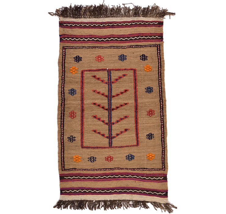 75cm x 130cm Kilim Afghan Rug
