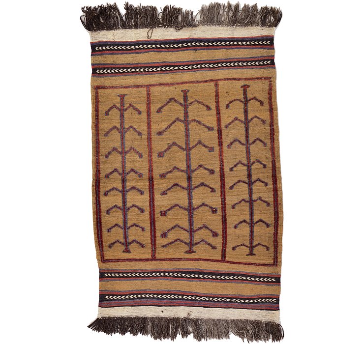 2' 8 x 4' 3 Kilim Afghan Rug