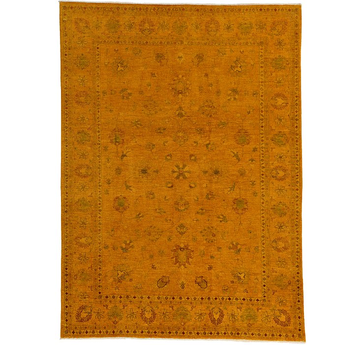 6' 11 x 9' 6 Over-Dyed Ziegler Orien...