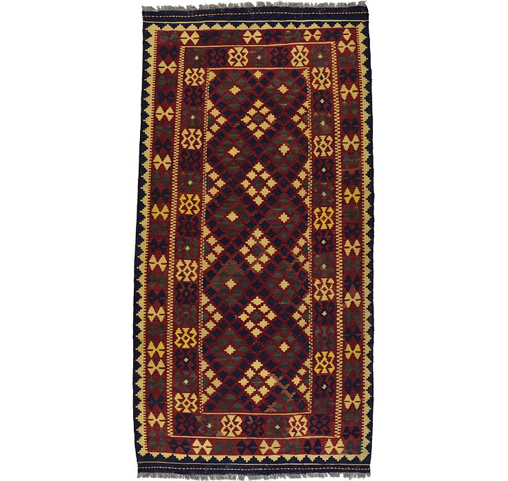 3' 5 x 6' 6 Kilim Maymana Rug