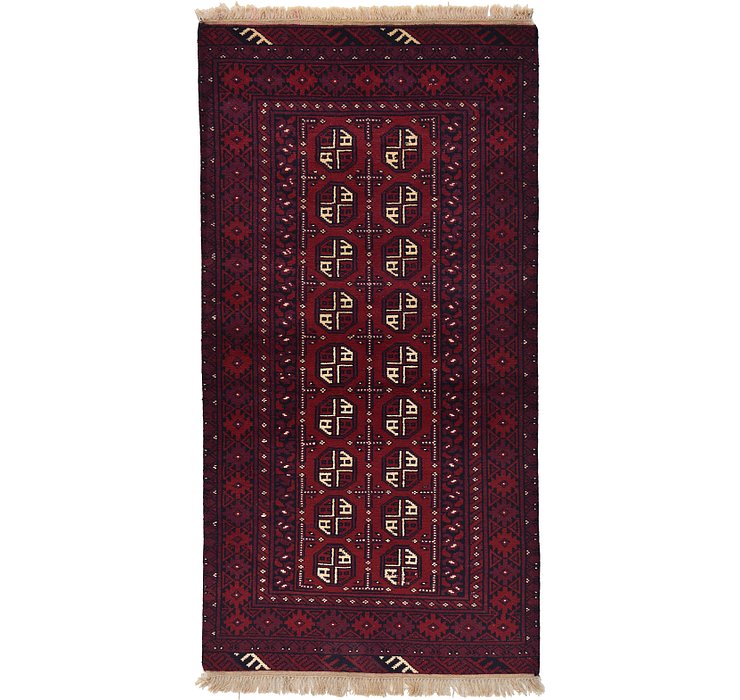 3' 3 x 6' 5 Afghan Akhche Rug