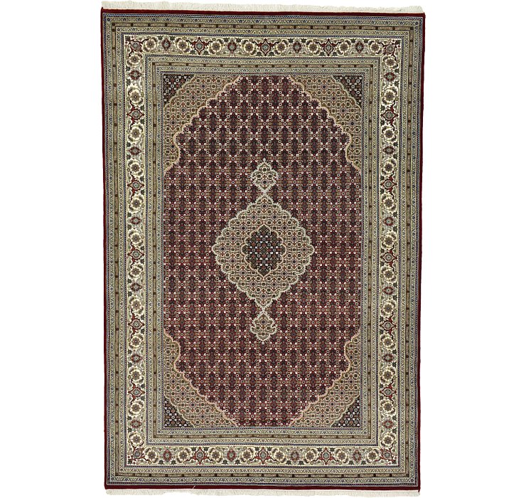 6' 6 x 9' 9 Tabriz Oriental Rug