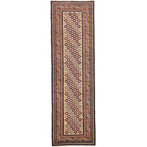 HandKnotted 3' 2 x 10' 2 Kazak Oriental Runner Rug