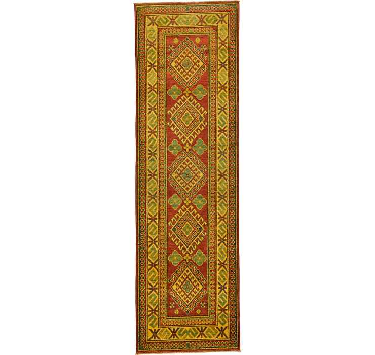 2' 9 x 9' 3 Kazak Oriental Runner Rug