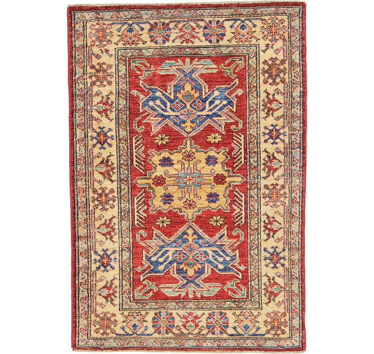 80cm x 117cm Kazak Oriental Rug