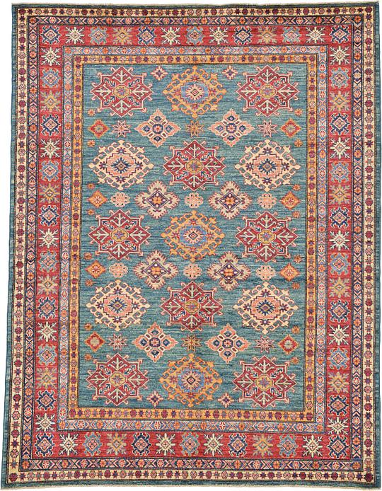 Green 6' x 7' 9 Kazak Oriental Rug Oriental Rugs eSaleRugs