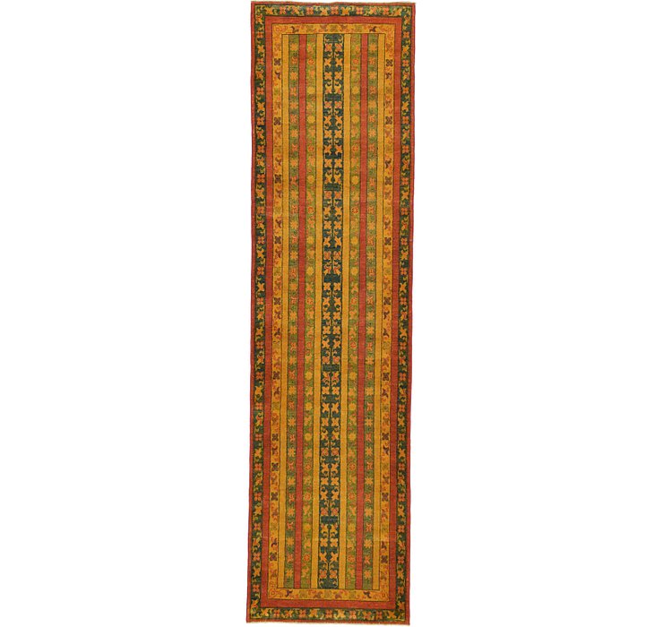 2' 9 x 10' 2 Kazak Oriental Runner Rug
