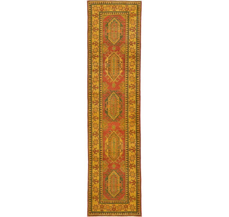 2' 7 x 10' 5 Kazak Oriental Runner Rug