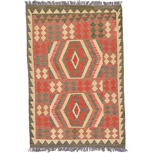 2' 10 x 4' 2 Kilim Maymana Rug