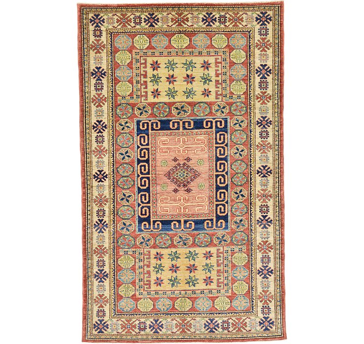 4' x 6' 9 Kazak Oriental Rug