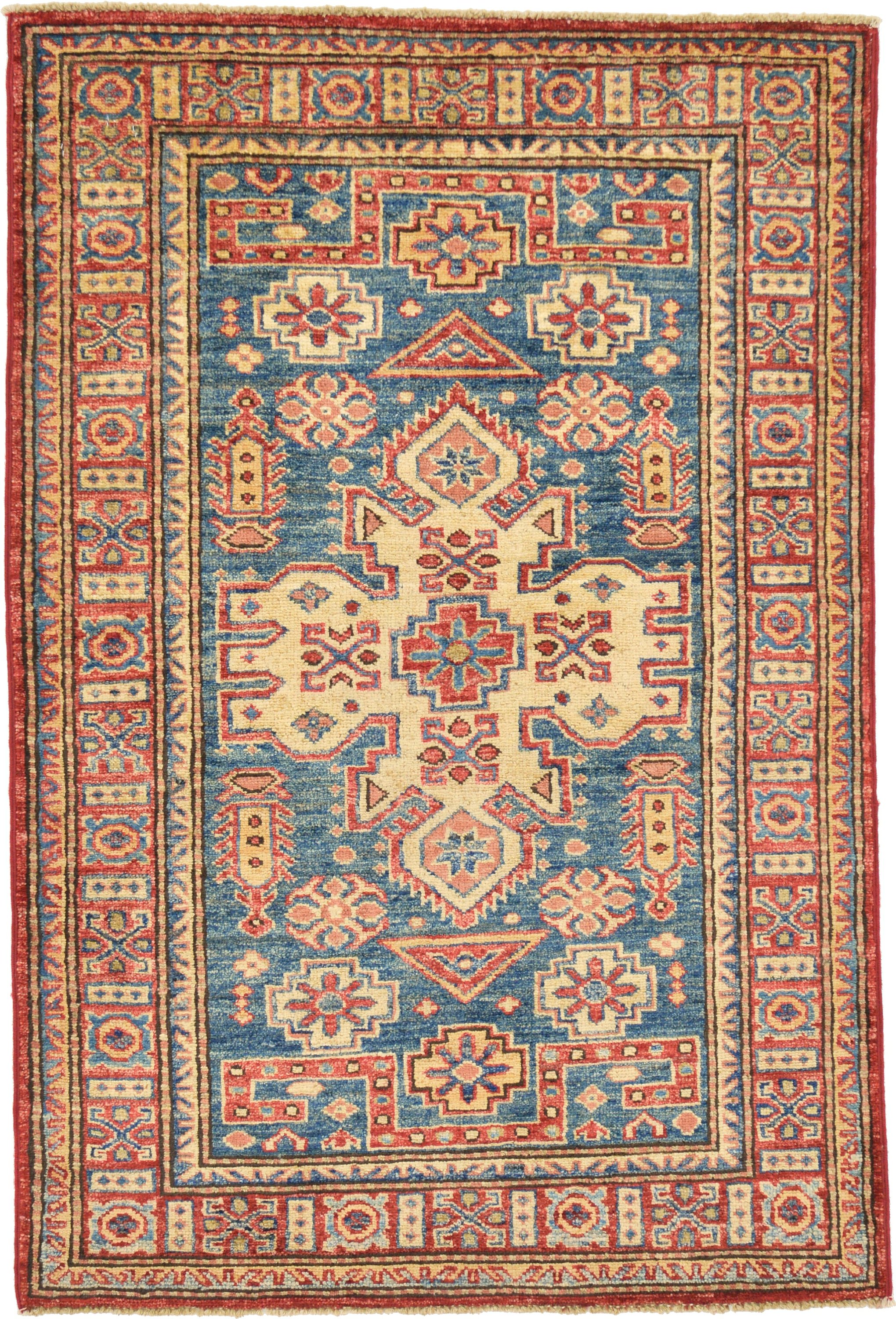 Light Blue 2' 8 x 3' 11 Kazak Oriental Rug Oriental Rugs Rugs.ca