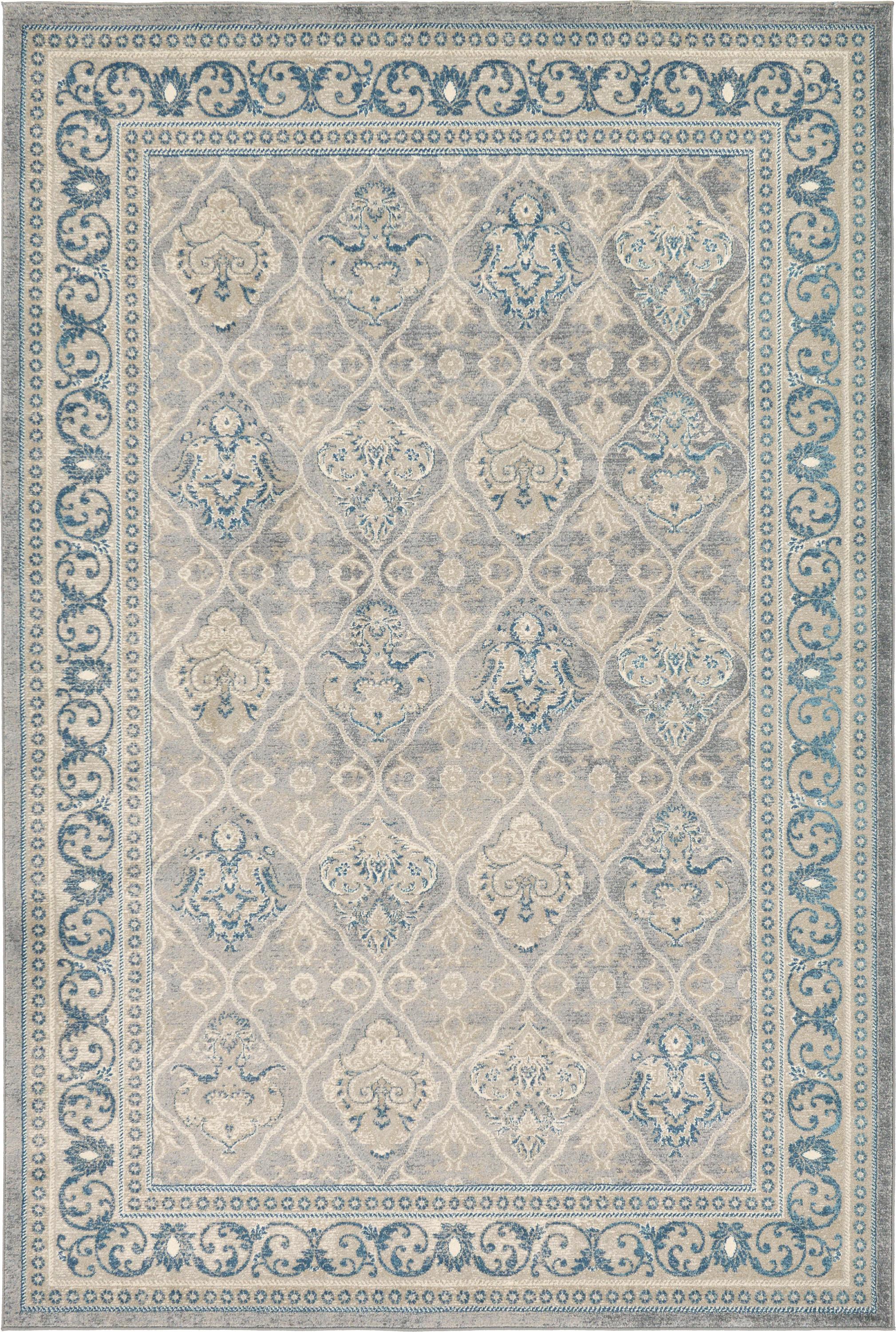 Gray 6' 7 x 10' Heriz Design Rug eSaleRugs