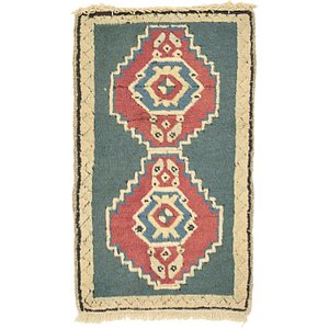 HandKnotted 1' 8 x 2' 9 Kars Rug