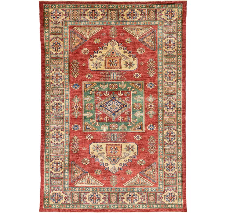 HandKnotted 6' 3 x 9' Kazak Oriental Rug